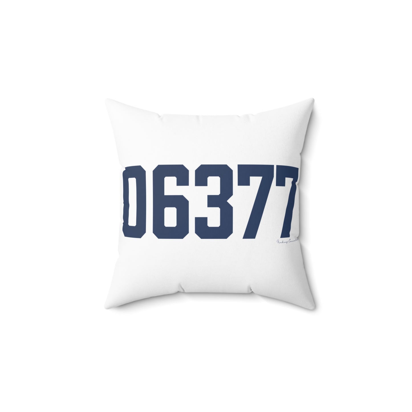 06377 Sterling Connecticut Zip Code Spun Polyester Square Pillow