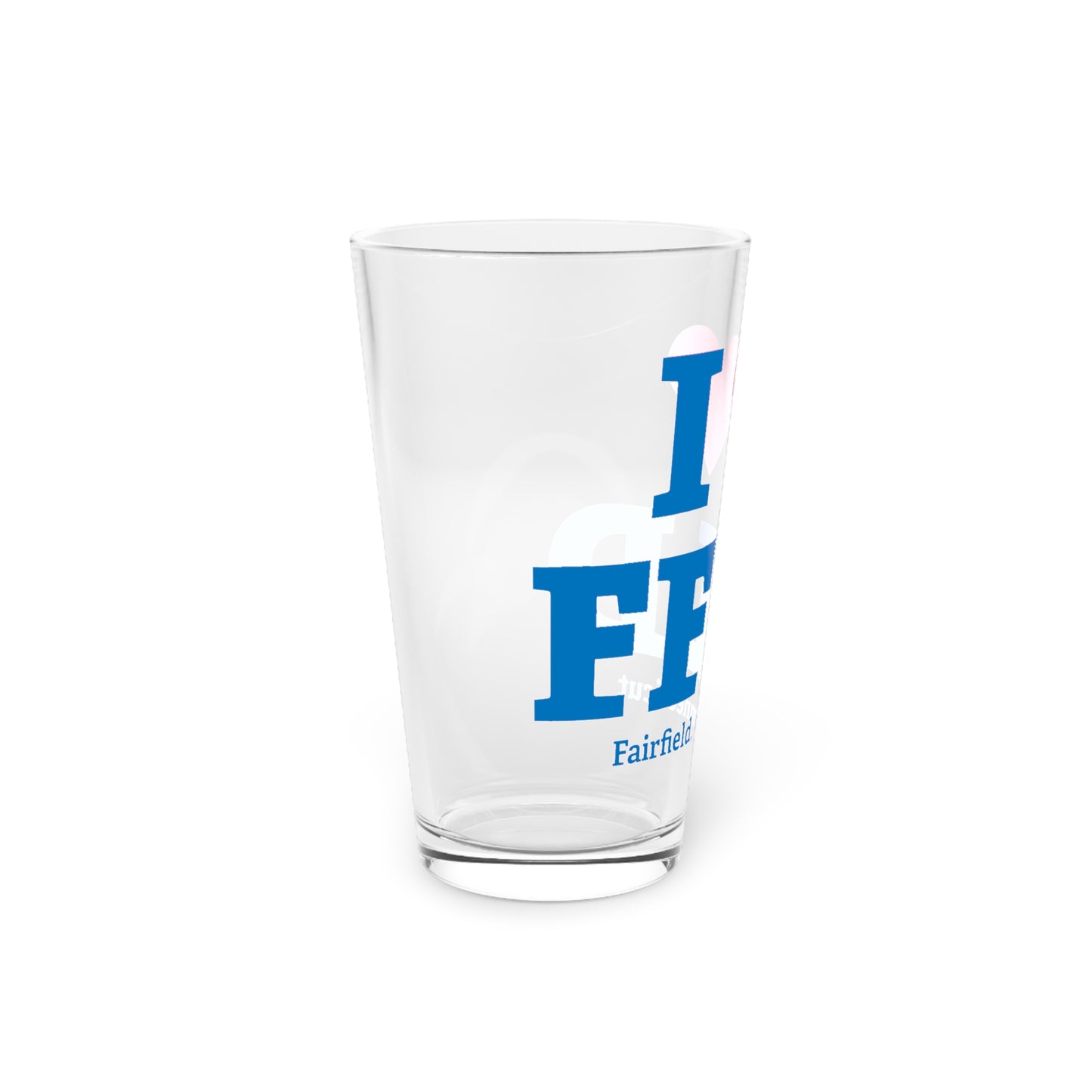 I Heart FFLD Pint Glass, 16oz