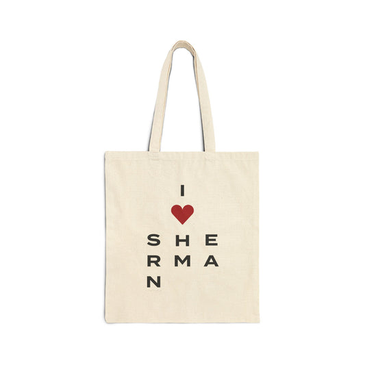 Sherman Vision Cotton Canvas Tote Bag