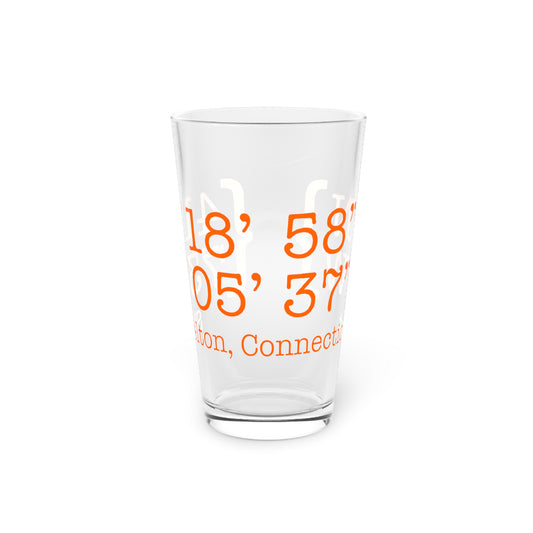 Shelton Coordinates Pint Glass, 16oz