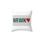 Norwalk Love Spun Polyester Square Pillow