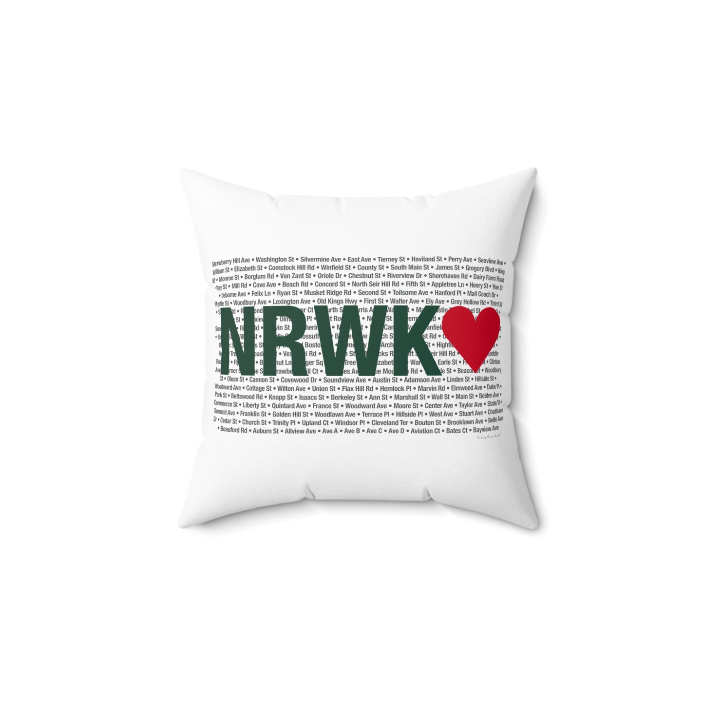 Norwalk Love Spun Polyester Square Pillow