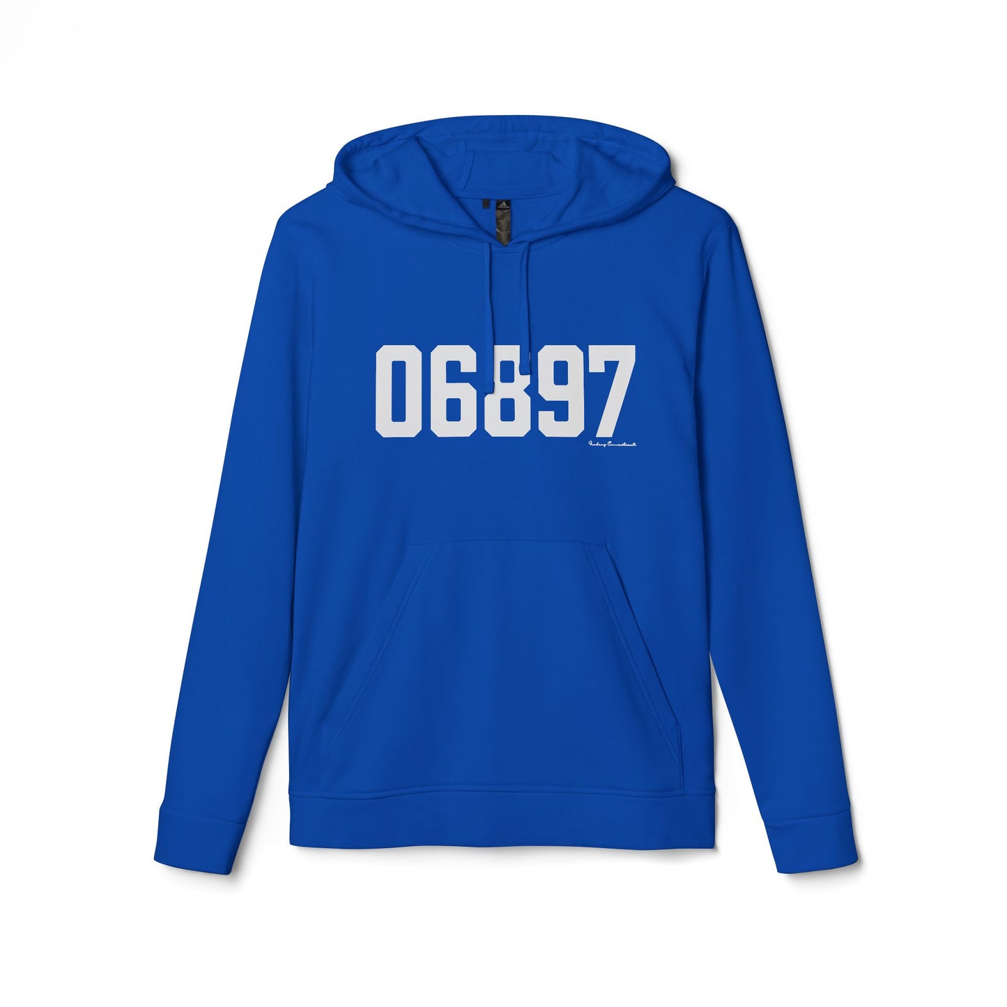 06897 Wilton CT Zip Code adidas Unisex Fleece Hoodie Sweatshirt