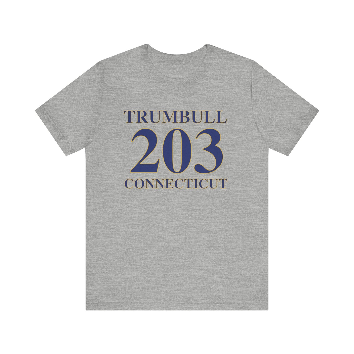 Trumbull 203 Connecticut Unisex Jersey Short Sleeve Tee