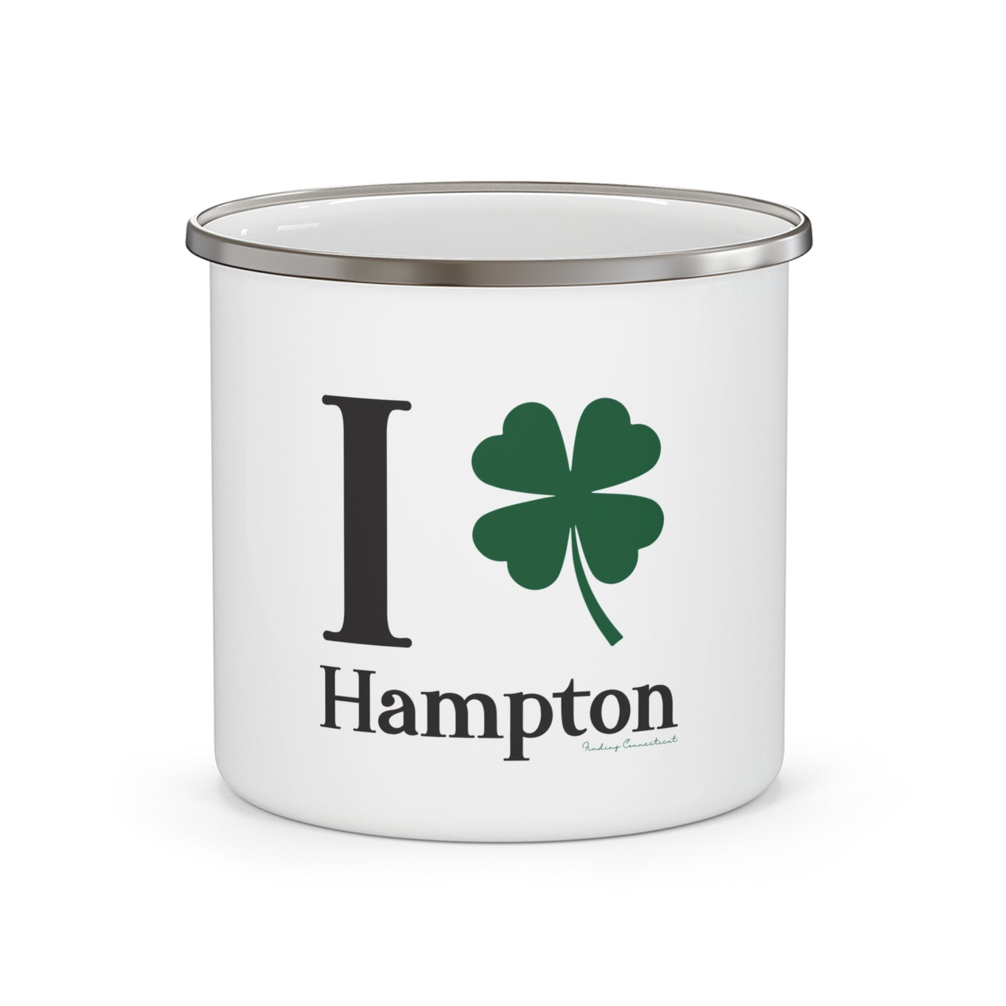 I Clover Hampton Enamel Camping Mug