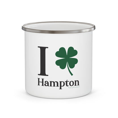 I Clover Hampton Enamel Camping Mug