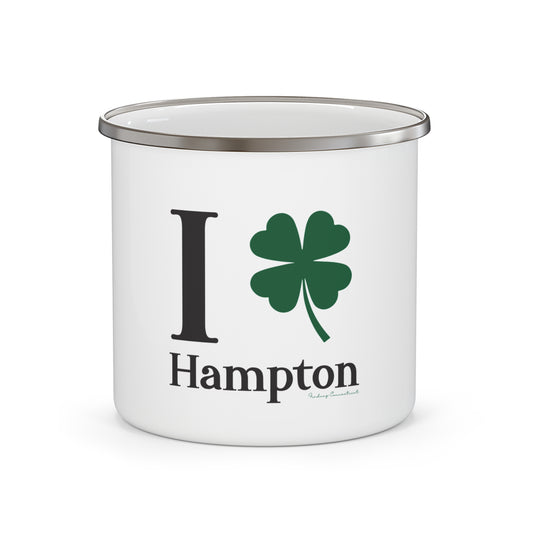 I Clover Hampton Enamel Camping Mug