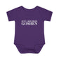 Just a kid from Goshen Infant Baby Rib Bodysuit