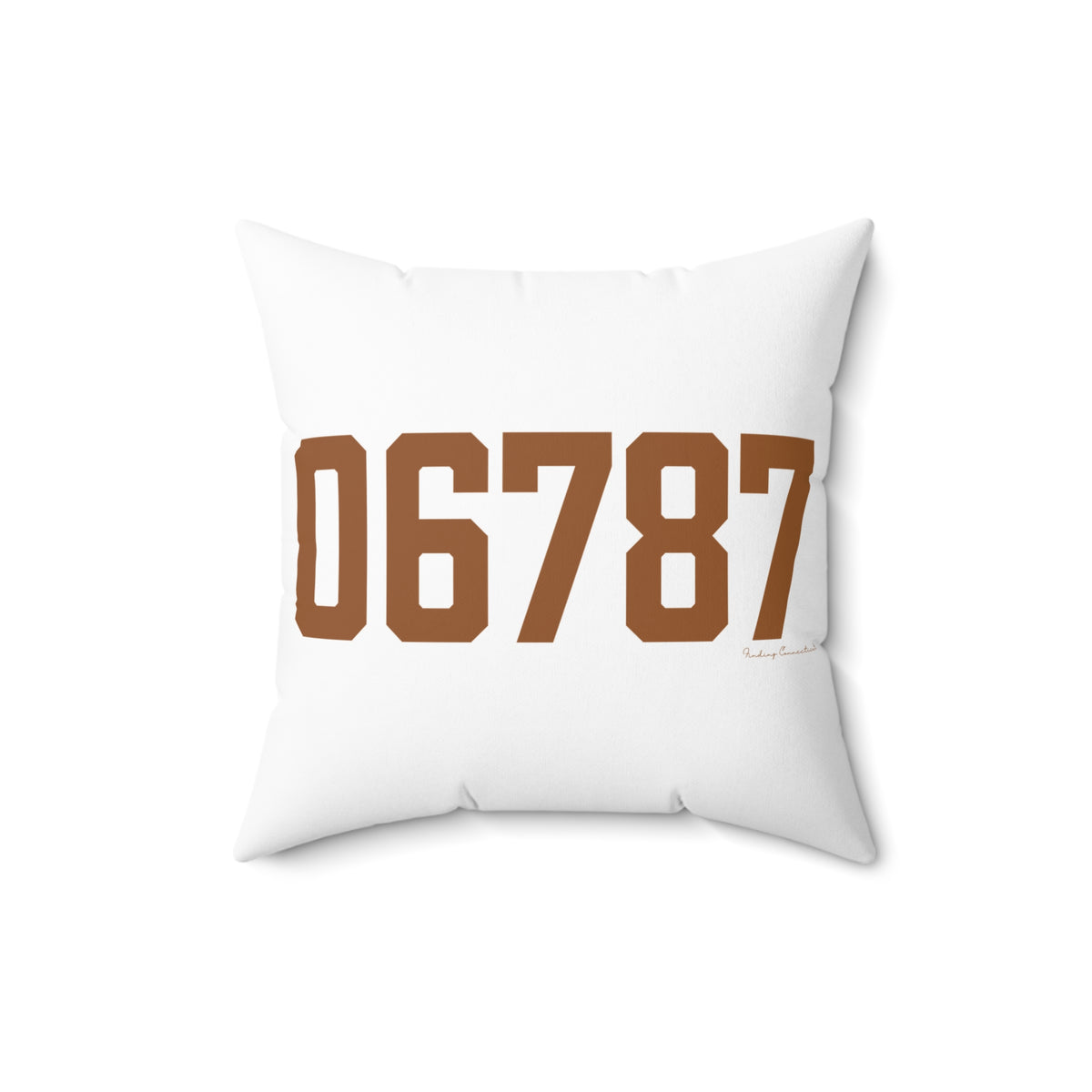 06787 Thomaston Connecticut Zip Code Polyester Square Pillow
