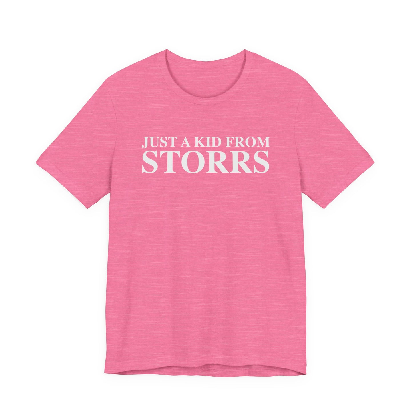 Just a kid from Storrs Unisex Jersey Short Sleeve T-Shirt