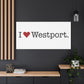 I Heart Westport. Matte Canvas, Stretched, 1.25"