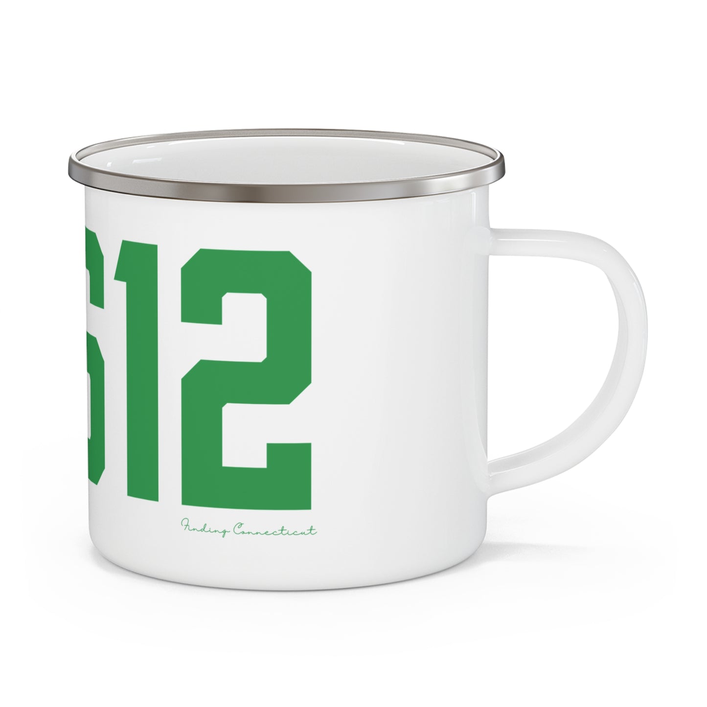 06612 Easton Connecticut Zip Code Enamel Camping Mug