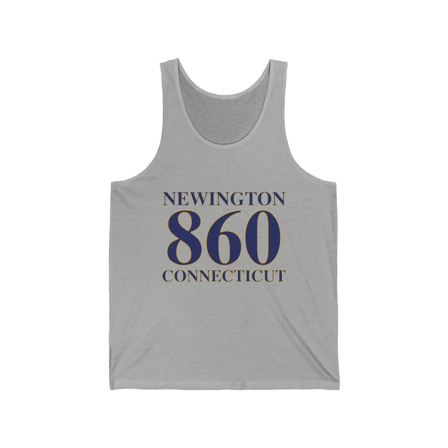 Newington 860 Connecticut Unisex Jersey Tank