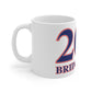 203 Bridgeport Red White & Blue  Mug 11oz