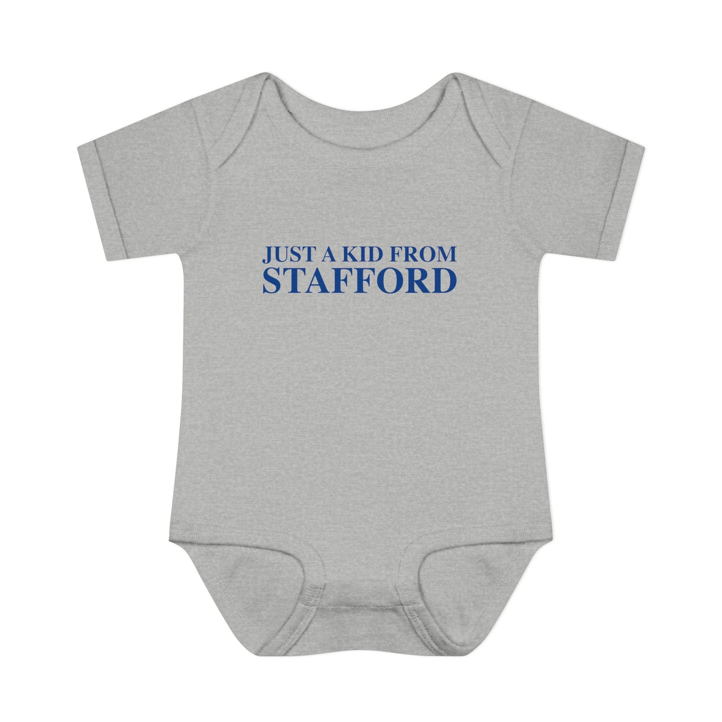 Just a kid from Stafford Infant Baby Rib Bodysuit