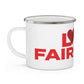 Love Fairfield Enamel Camping Mug
