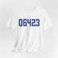 06423 East Haddam Connecticut Zip Code Unisex Jersey Short Sleeve T-Shirt