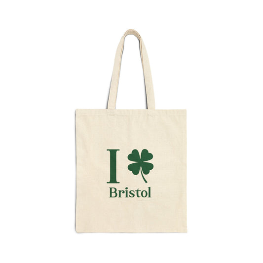 I Clover Bristol Cotton Canvas Tote Bag