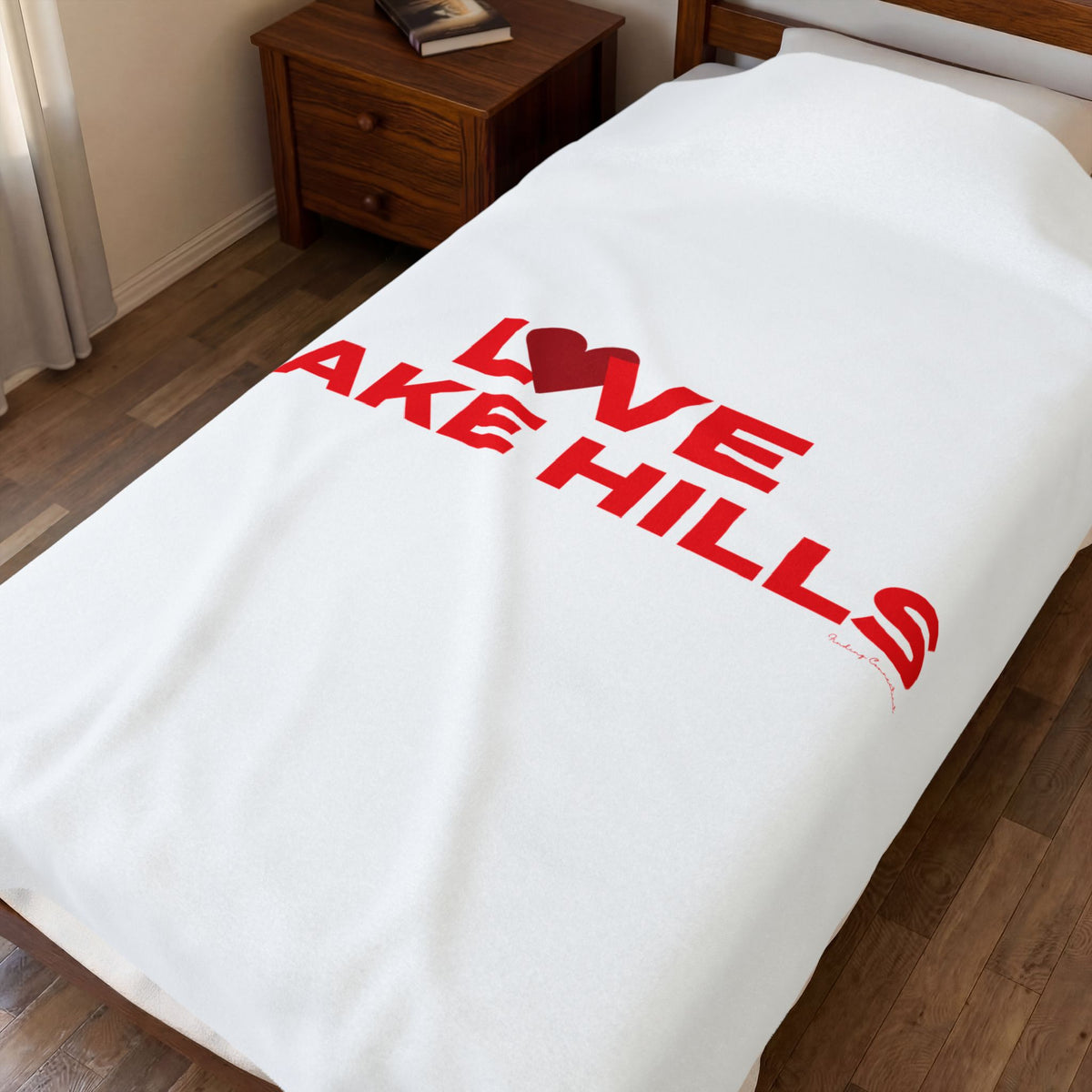 Love Lake Hills Velveteen Plush Blanket