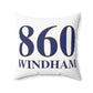 860 Windham Spun Polyester Square Pillow