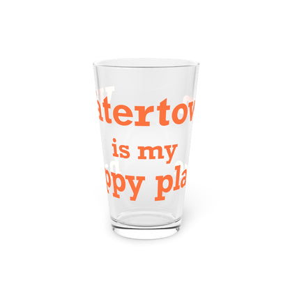 Watertown is My Happy Place Pint Glass, 16oz
