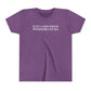 Just a kid from Windsor Locks Youth Short Sleeve T-Shirt