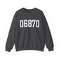 06870 - Greenwich CT Zip Code Unisex Heavy Blend™ Crewneck Sweatshirt