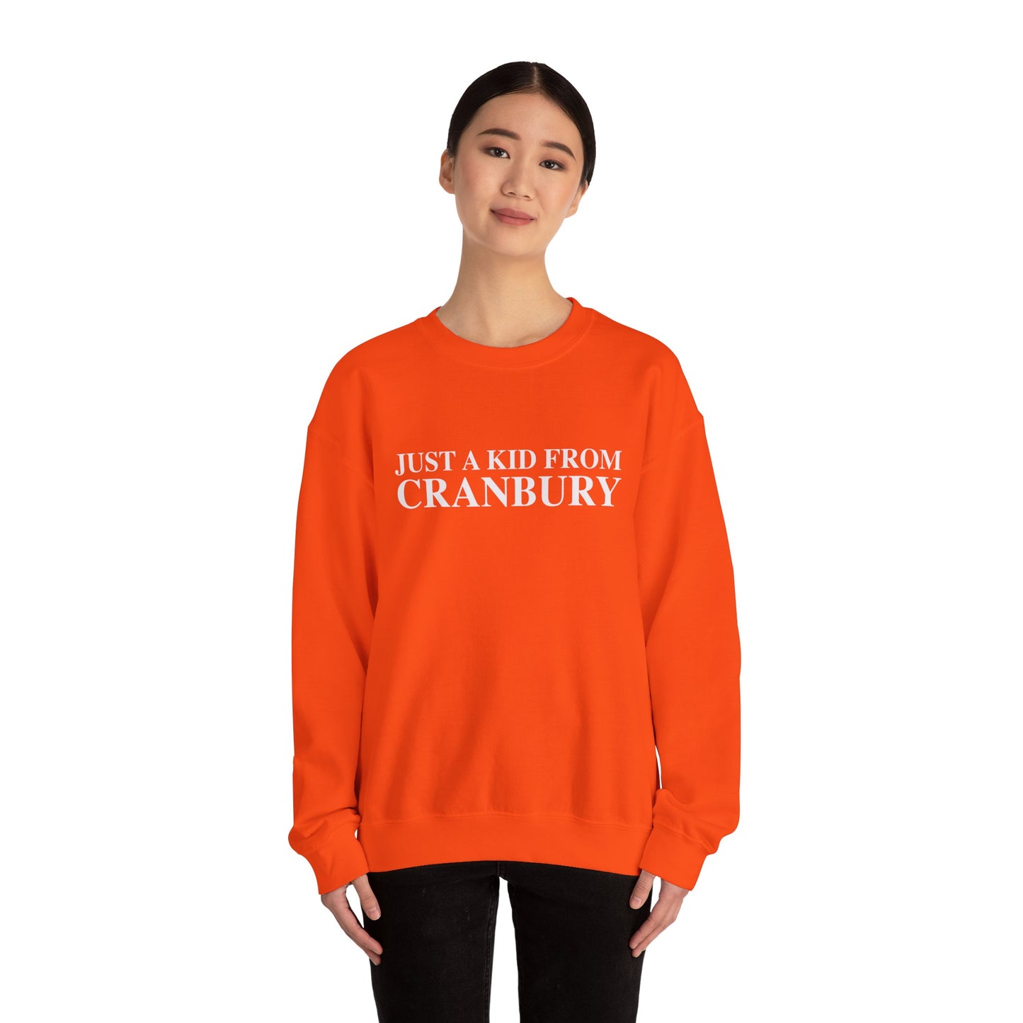 Just a kid from Cranbury Unisex Heavy Blend™ Crewneck Sweatshirt