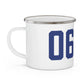 06610  Bridgeport Connecticut Zip Code Enamel Camping Mug