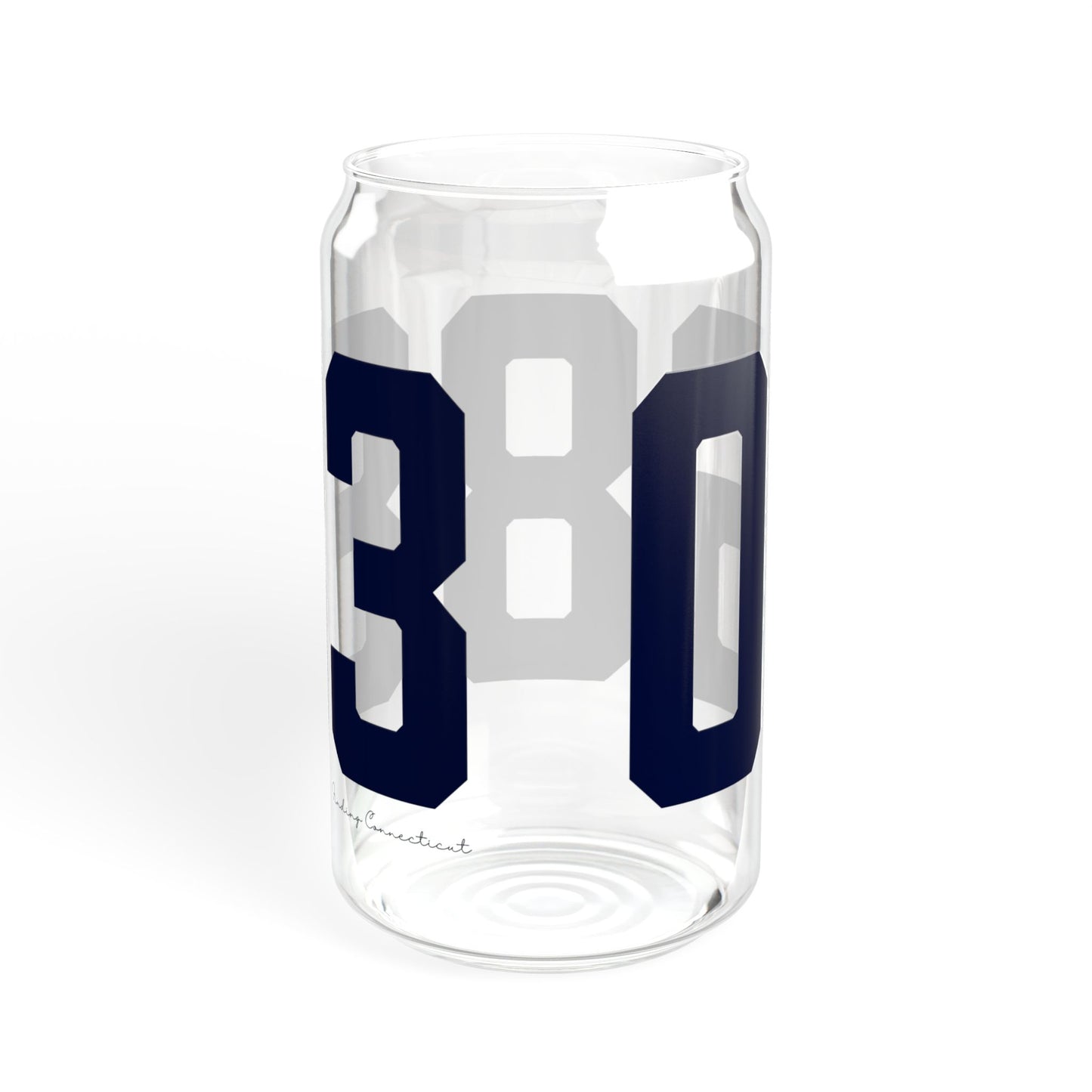 06883 Weston Connecticut Zip Code Sipper Glass, 16oz