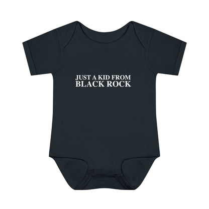 Just a kid from Black Rock Infant Baby Rib Bodysuit