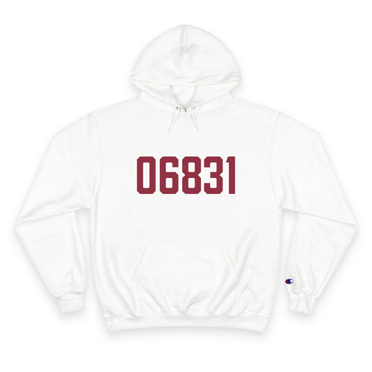 06831 - Greenwich Connecticut Zip Code Champion Hoodie