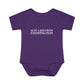 Just a kid from Stonington Infant Baby Rib Bodysuit