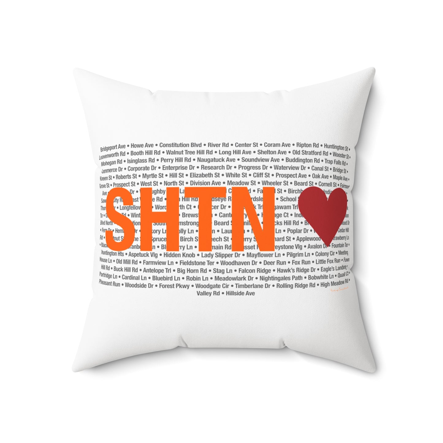 Shelton Love Spun Polyester Square Pillow
