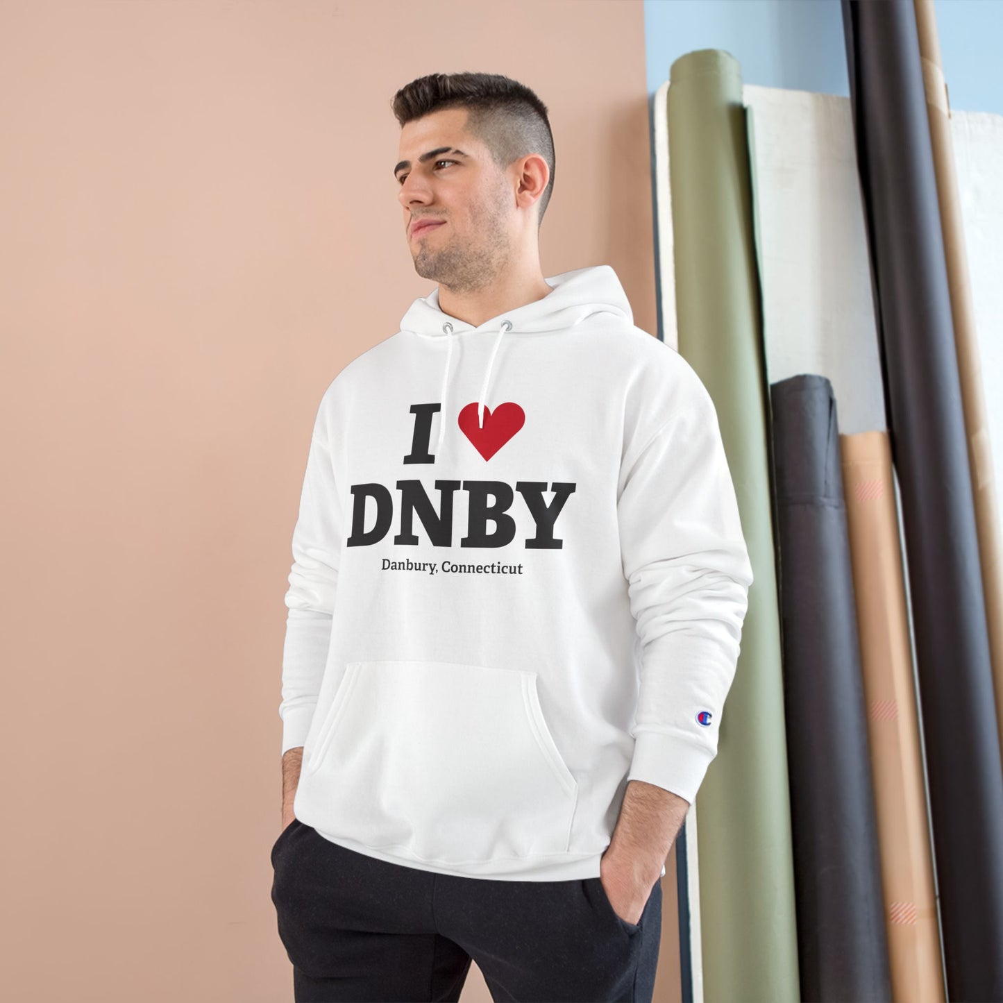 I Heart DNBY Champion Hoodie