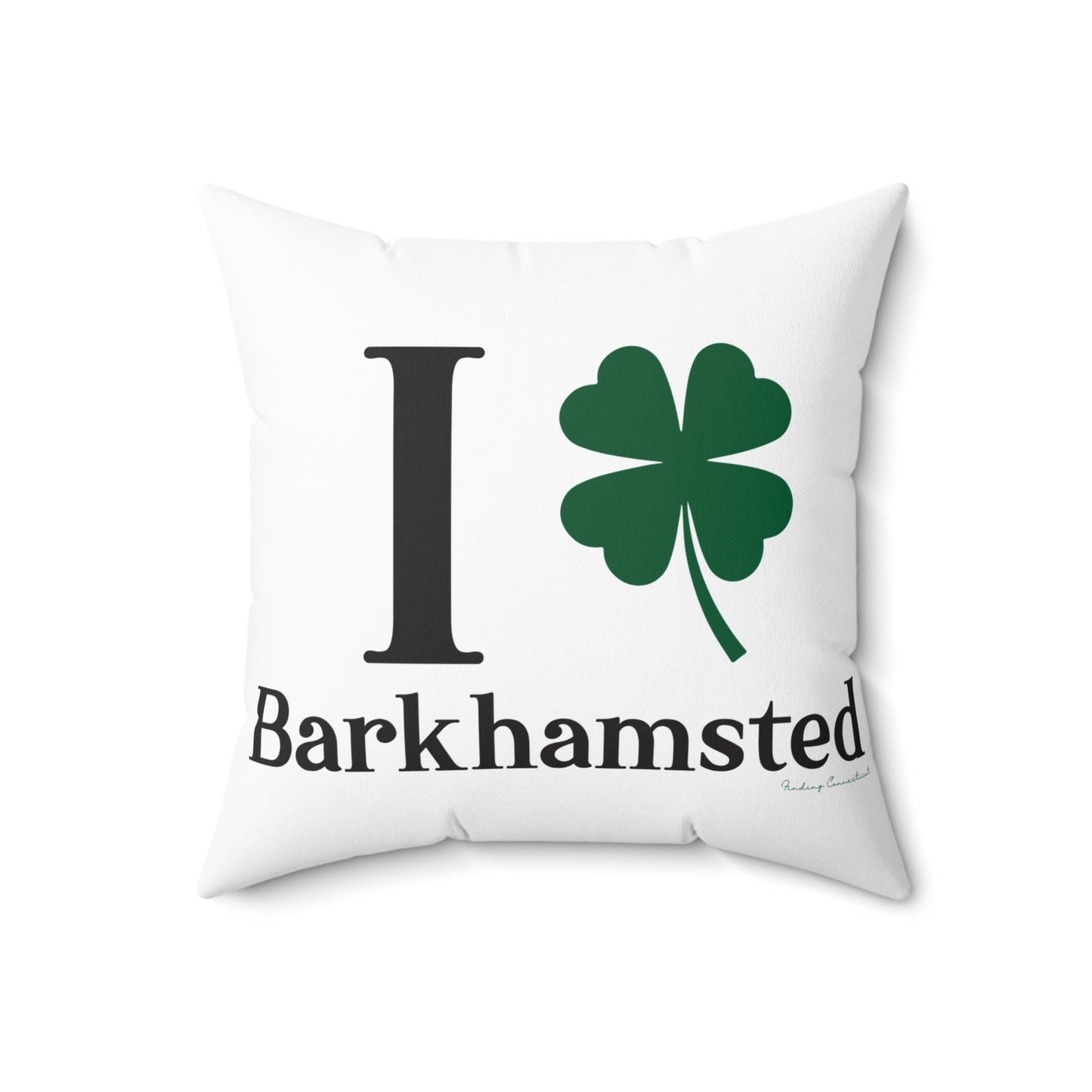 I Clover Barkhamsted Spun Polyester Square Pillow
