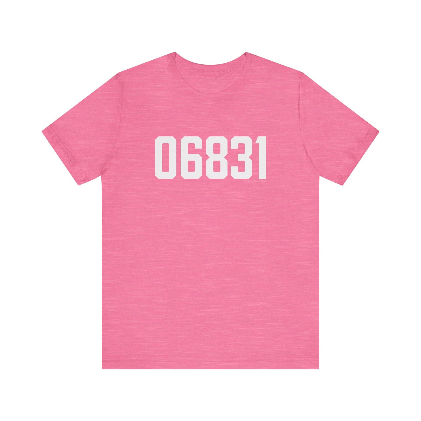 06831 - Greenwich CT Zip Code Unisex Jersey Short Sleeve T-Shirt