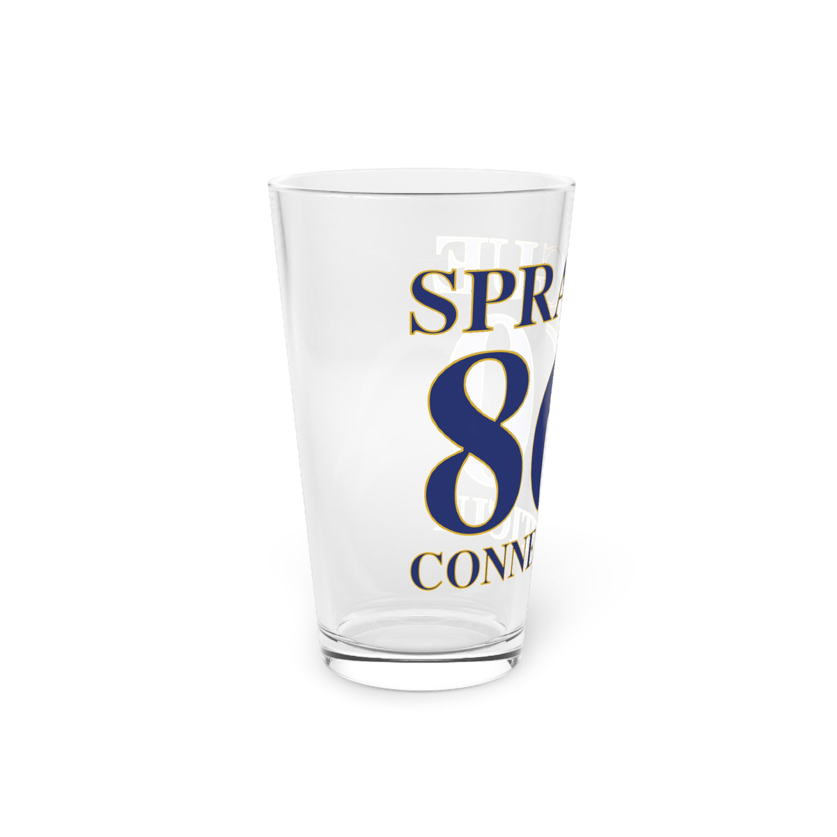 Sprague 860 Connecticut Pint Glass, 16oz