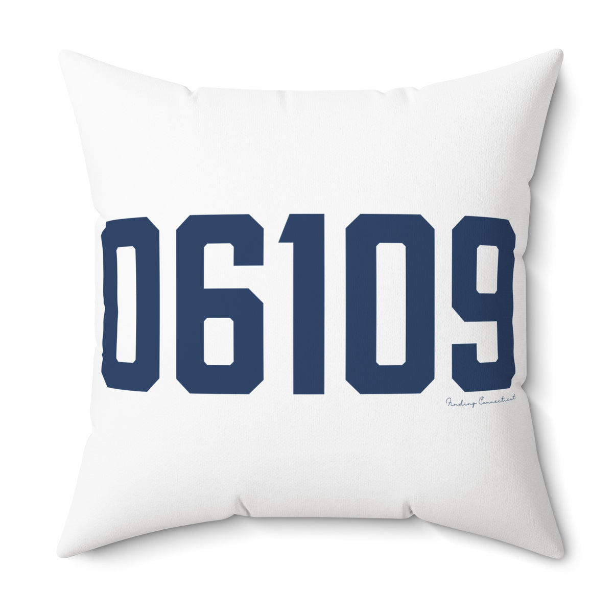06109 Wethersfield Connecticut Zip Code Polyester Square Pillow
