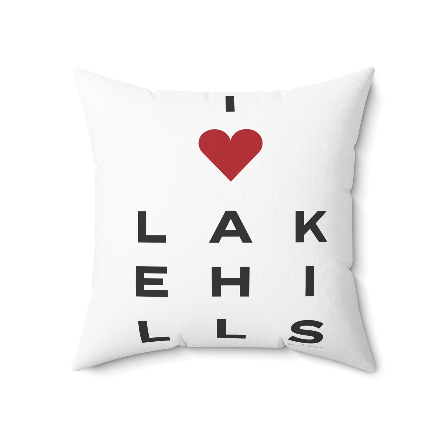 Lake Hills Vision Spun Polyester Square Pillow