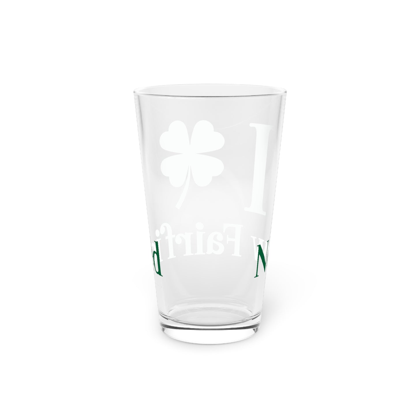 I Clover New Fairfield Pint Glass, 16oz