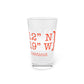 Stamford Coordinates  Pint Glass, 16oz