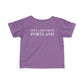 Just a kid from Portland Infant Fine Jersey T-Shirt