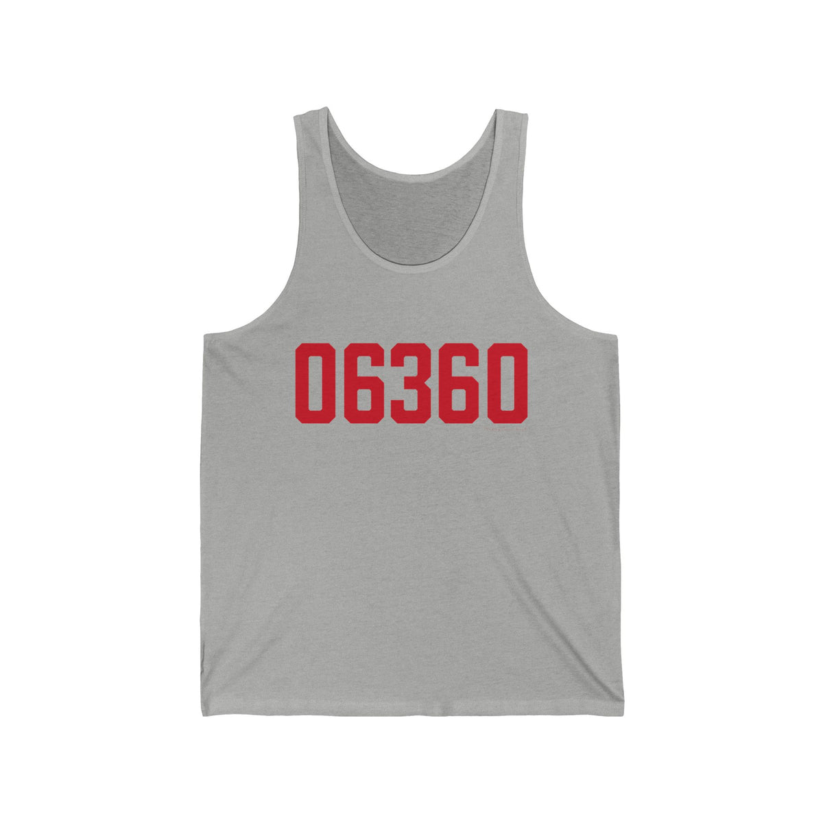 06360 Norwich Connecticut Zip Code Unisex Jersey Tank Top