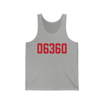 06360 Norwich Connecticut Zip Code Unisex Jersey Tank Top