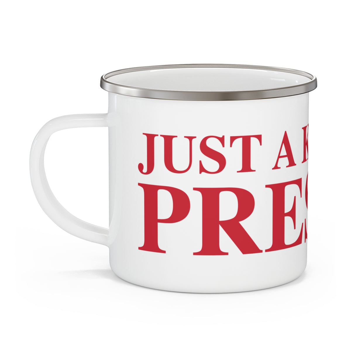 Just a kid from Preston  Enamel Camping Mug