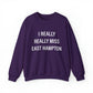 I Really Really Miss East Hampton (white) Unisex Heavy Blend™ Crewneck Sweatshirt