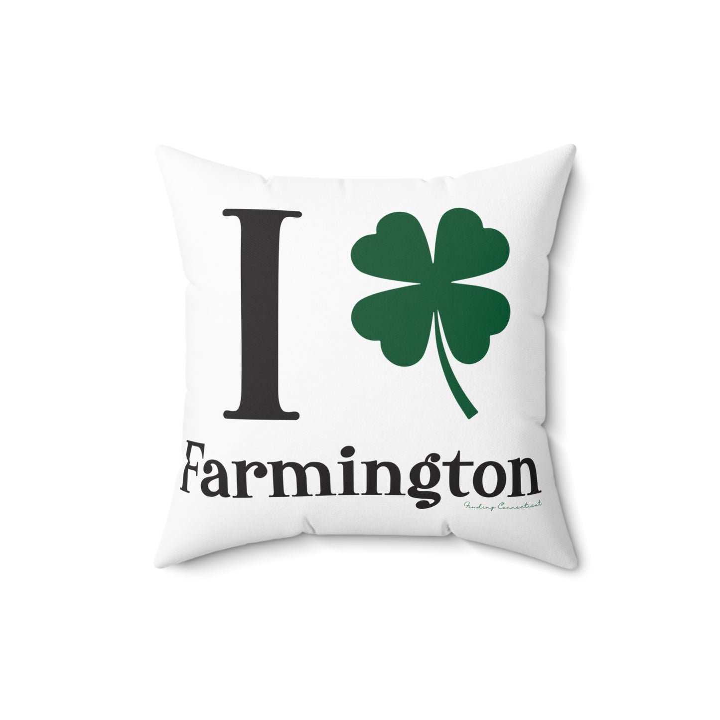 I Clover Farmington Spun Polyester Square Pillow