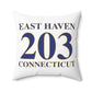 East Haven 203 Connecticut Polyester Square Pillow