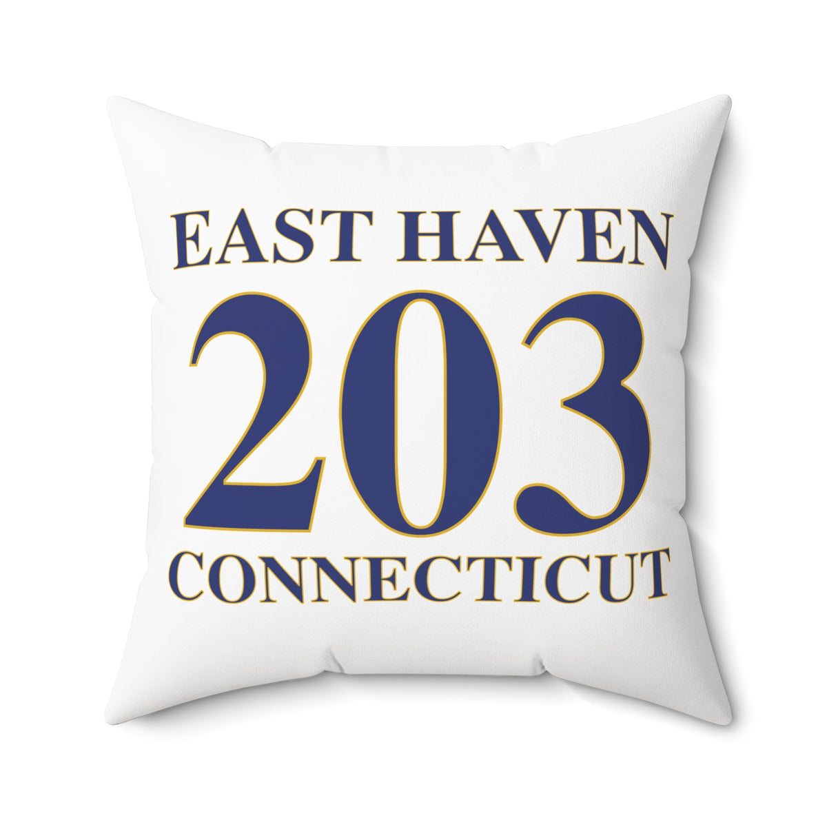 East Haven 203 Connecticut Polyester Square Pillow